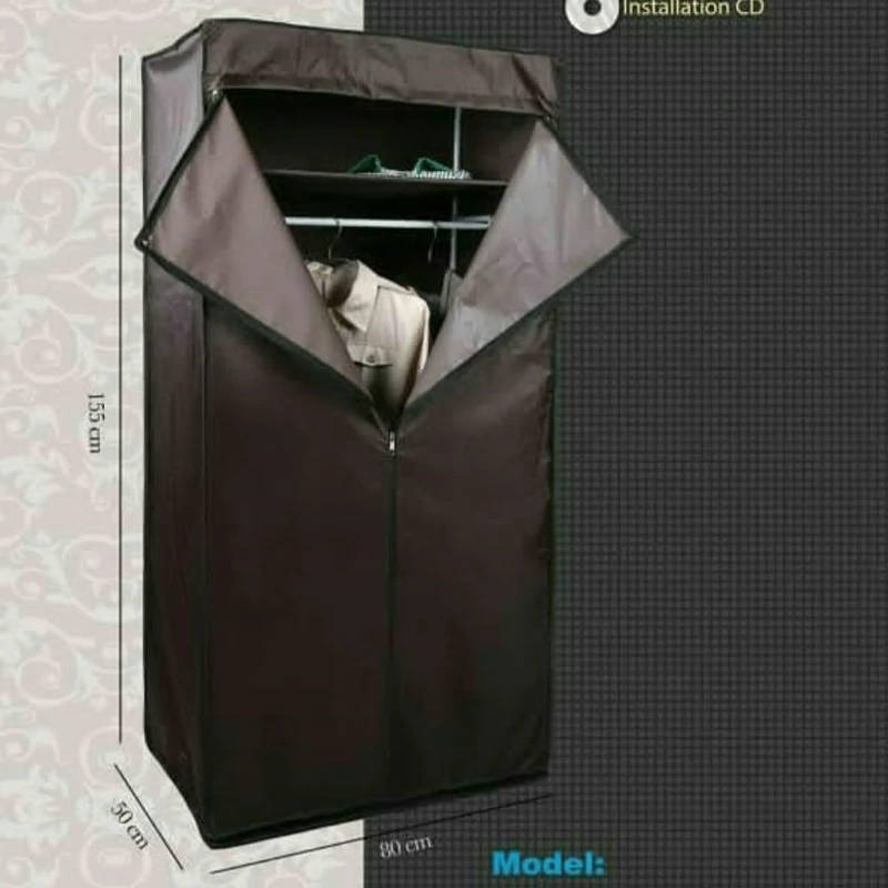 کمد لباس برزنتی طرح ترنج شرکت ابتکار عرض 80 سانت با اسکلت تمام فلزی