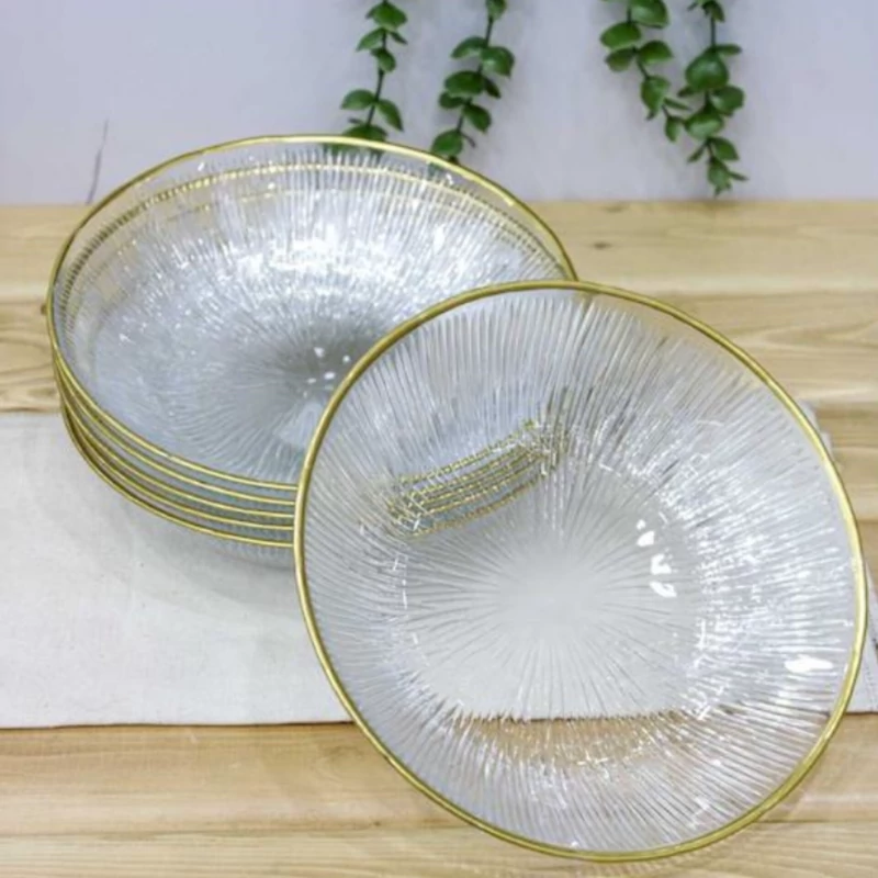 کاسه خورشت خوری سولو لب طلا(6عددی)