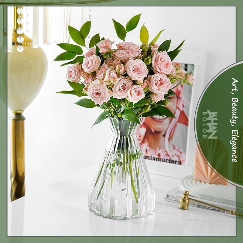 گلدان شیشه ای طرح کابانا گلدان گل شیشه ای