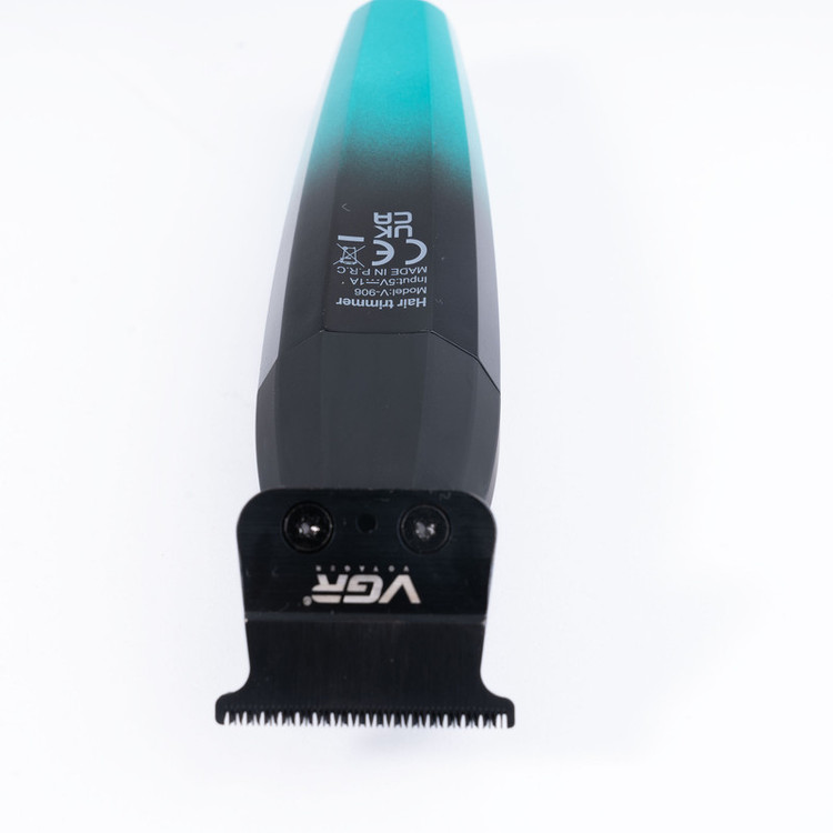 ماشین اصلاح موی سر و صورت وی جی آر مدل V-906 با تیغه سرامیکی پوشش DLC، موتور 9000 دور اصلی و حرفه ای narvan 1452