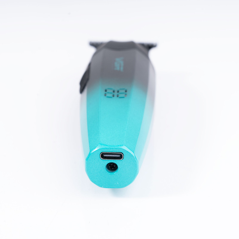ماشین اصلاح موی سر و صورت وی جی آر مدل V-906 با تیغه سرامیکی پوشش DLC، موتور 9000 دور اصلی و حرفه ای narvan 1452