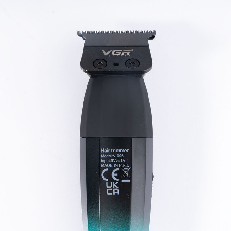 ماشین اصلاح موی سر و صورت وی جی آر مدل V-906 با تیغه سرامیکی پوشش DLC، موتور 9000 دور اصلی و حرفه ای narvan 1452