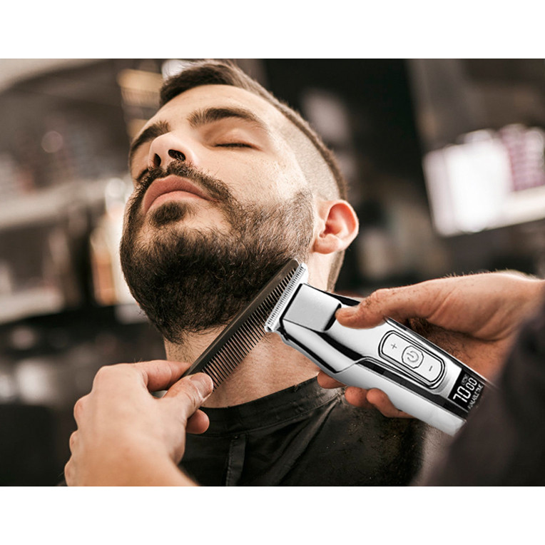 ماشین اصلاح موی صورت کیمی مدل KM-5027 با تیغه تیتانیوم اصلی ضمانت اصالت و سلامت فیزیکی کد narvannew2026