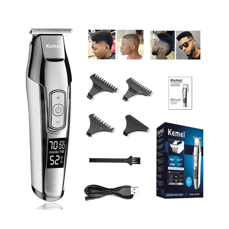 ماشین اصلاح موی صورت کیمی مدل KM-5027 با تیغه تیتانیوم اصلی ضمانت اصالت و سلامت فیزیکی کد narvannew2026