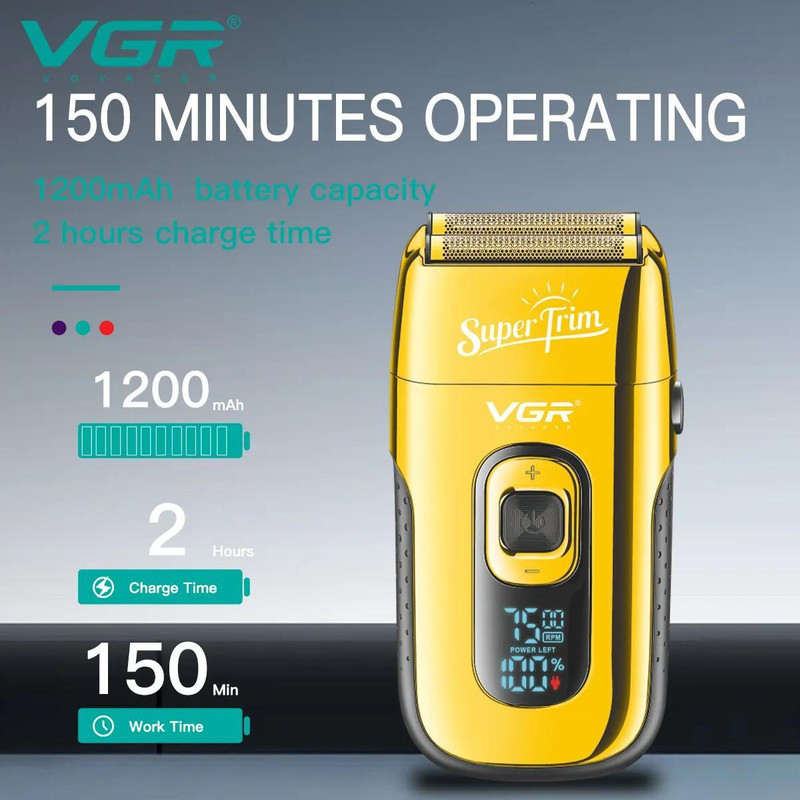 ماشین اصلاح موی سر و صورت وی جی ار مدل V- 332 اصلی narvan2556