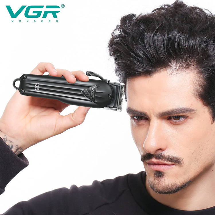 ماشین اصلاح موی سر و صورت وی جی ار مدل V-282 اصلی ضمانت اصالت و سلامت فیزیکی narvan3253