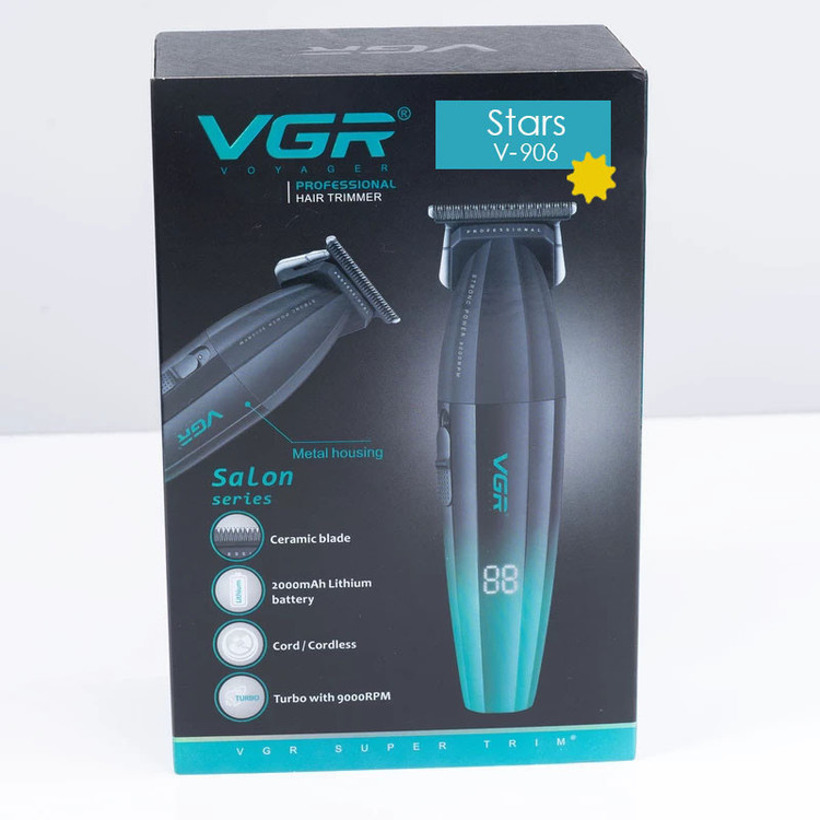 ماشین اصلاح موی سر و صورت شارژی وی جی ار مدل V-906(Stars) اصلی اورجینال narvan1324