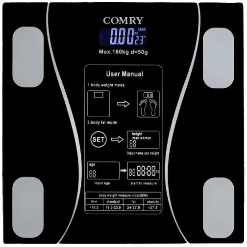 ترازو دیجیتال کمری مدل COMRY 01 مدل بلوتوثی
