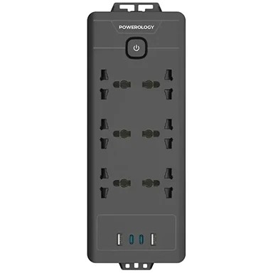 چندراهی برق پاورولوژی مدل POWEROLOGY 6AC 2500W PWC034