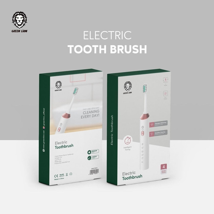مسواک برقی گرین لاین مدل ELECTRIC TOOTHBRUSH با 4 سری اضافه