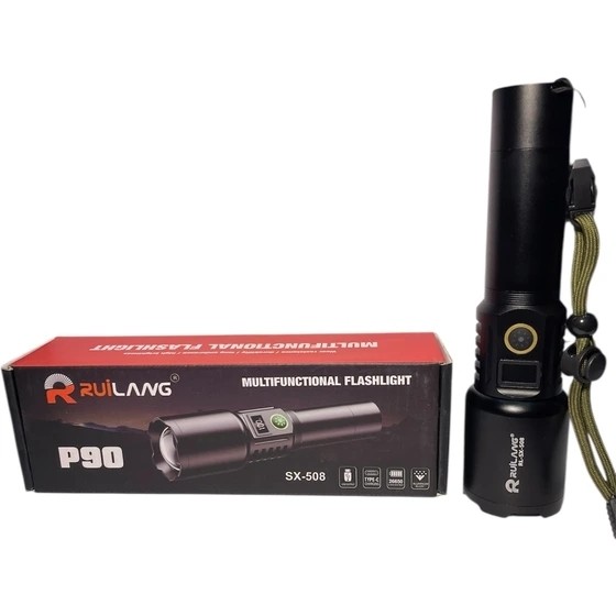 چراغ قوه پلیسی زوم دار RUiLANG P90 SX-508