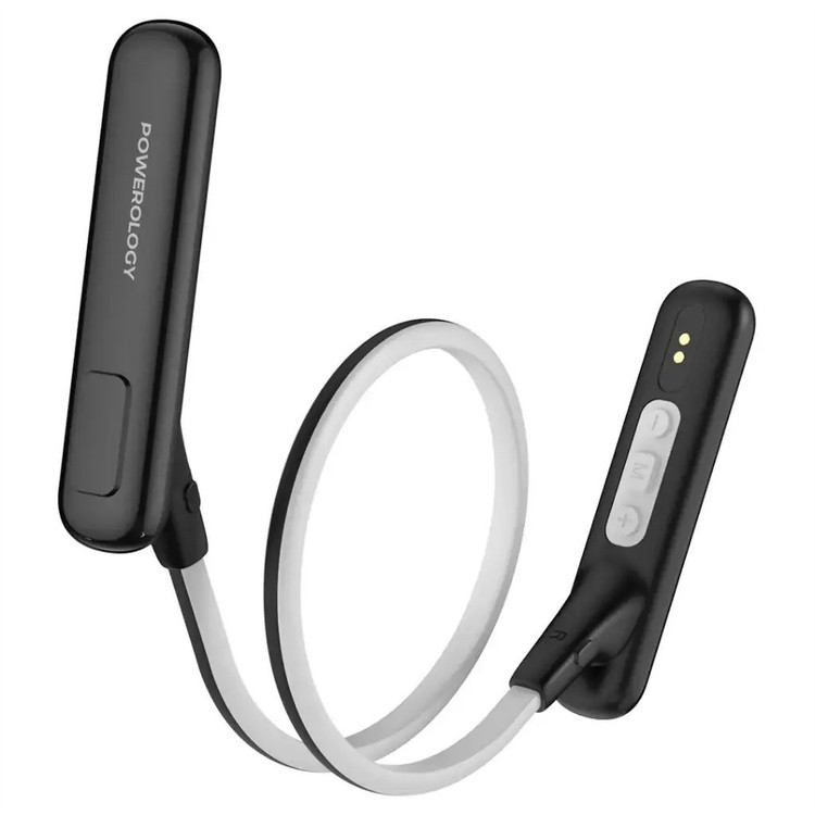 هدفون بیسیم دورگردنی مشکی Powerology VOIX ENC Neckband