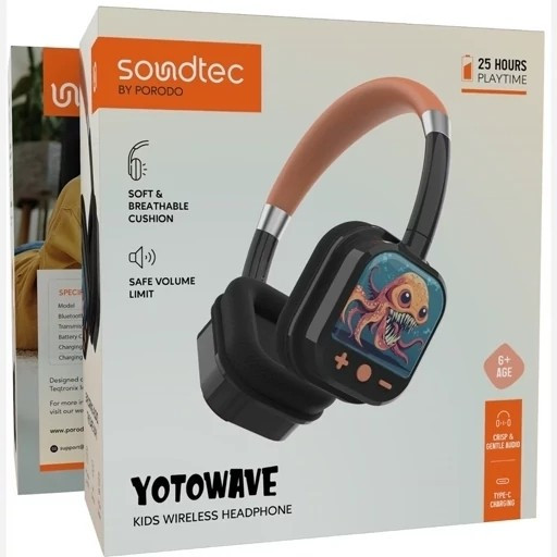 هدفون بیسیم کودکان Porodo Yotowave Kids Wireless Headphone