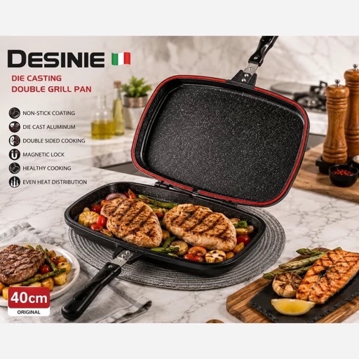 تابه رژیمی دوطرفه دسینی DESINIE مدل 40 سانتی متر