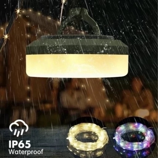 چراغ شارژی ریسه ای مخصوص کمپینگ (ریسه شارژی )