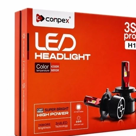 هدلایت کانپکس مدل 3S PRO پایه H11 با گارانتی