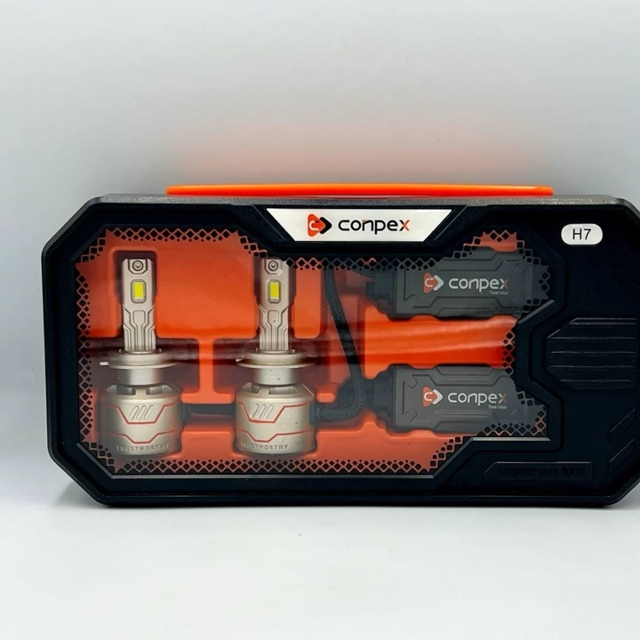 هدلایت کانپکس Conpex X8 LED 240W پایه H1 فوق العاده قوی نور سفید 6000 کلوین 240 وات واقعی
