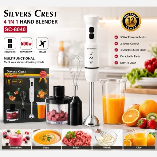 گوشت کوب برقی 4کاره سیلورکرست مدل sc-8040 با گارانتی