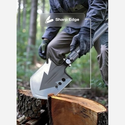 بیل چند منظوره گرین Green Lion Multi Shovel مخصوص کمپینگ و جنگل
