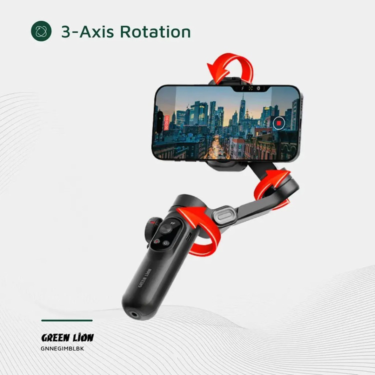 گیمبال هوشمند Green Lion تثبیتکننده 3 محوره با ردیابی چهره