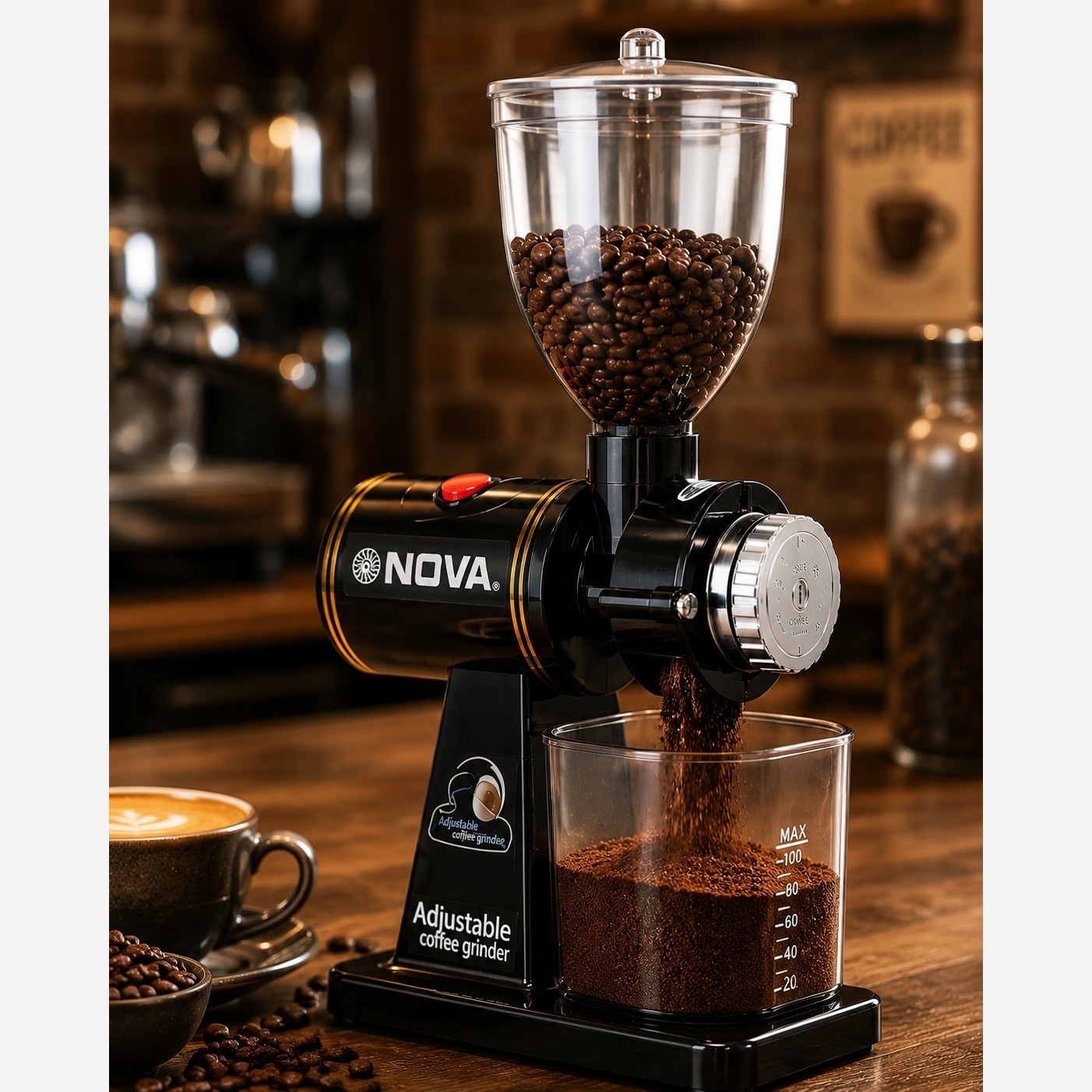 آسیاب قهوه نوا کد 3660 با گارانتی NOVA مدل NM 3660