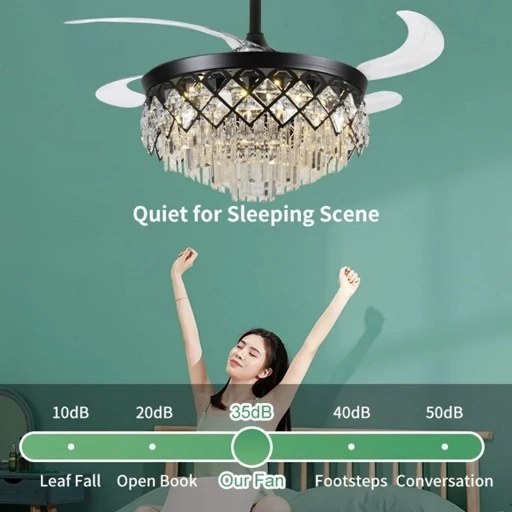 لوستر پنکه دار تاشو 6 سرعته مدل FSD9032