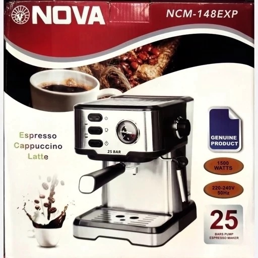 اسپرسو ساز نوا 148 اصل 25 بار قهوه ساز Nova با 1 سال گارانتی