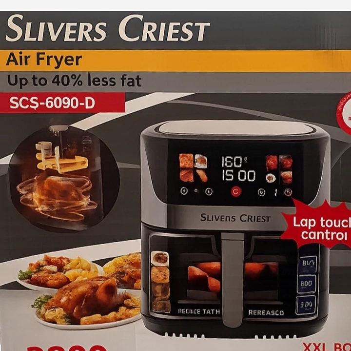 سرخ کن بدون روغن سیلور کرست دو المنت ظرفیت 15.5 لیتری مدل d6090
