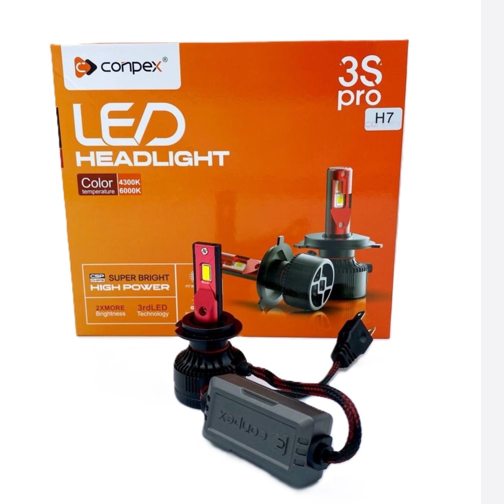 هدلایت نور زرد فابریک conpex 3s pro h1