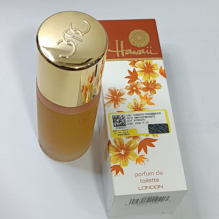 ادکلن هاواییhawaii اورجینال انگلیس لیبل دار عطر هوایی