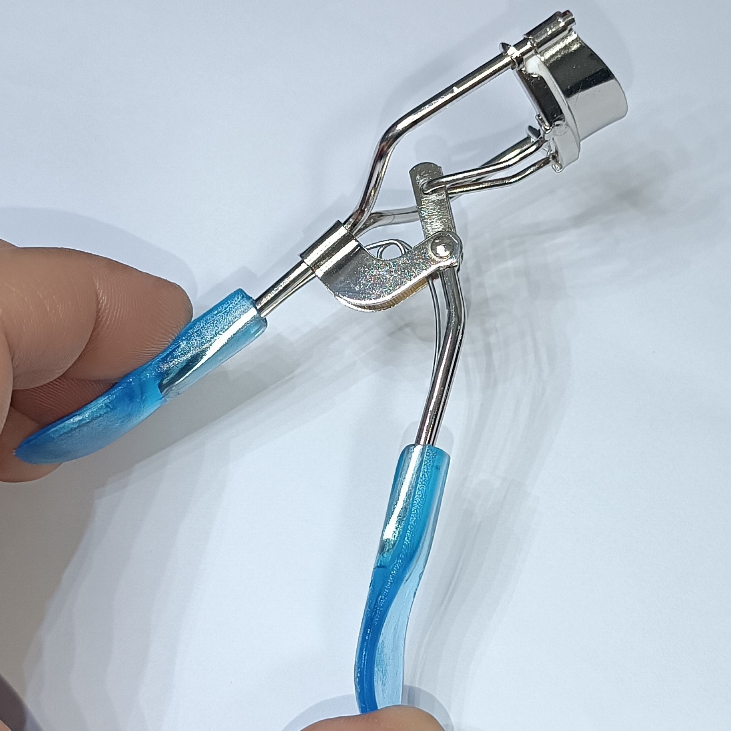 فرمژه استیل دسته لاکی فرکننده مژه سه بعدی