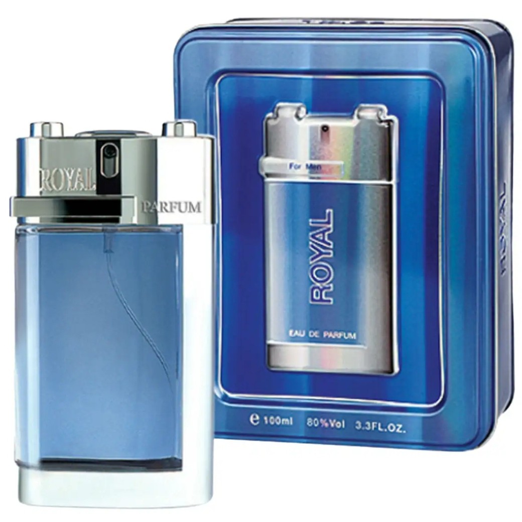 ادکلن رویال آبی فلزی Sellion Royal اورجینال عطر رویال فلزی