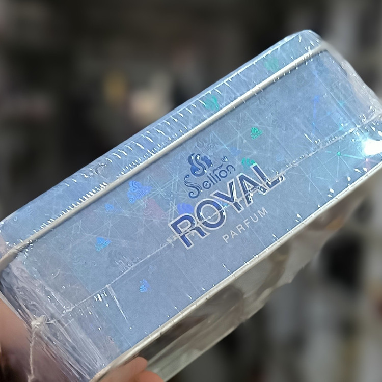 ادکلن رویال آبی فلزی Sellion Royal اورجینال عطر رویال فلزی