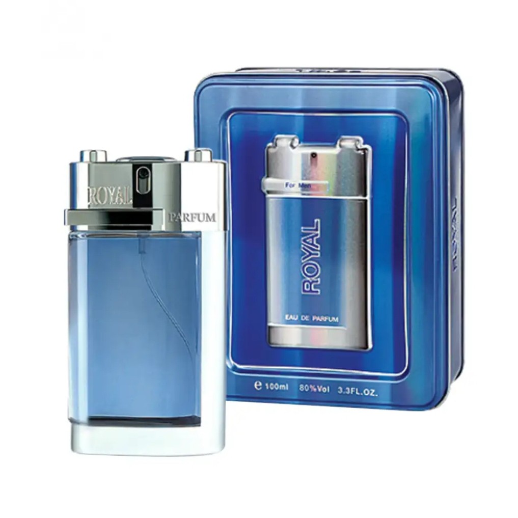 ادکلن رویال آبی فلزی Sellion Royal اورجینال عطر رویال فلزی