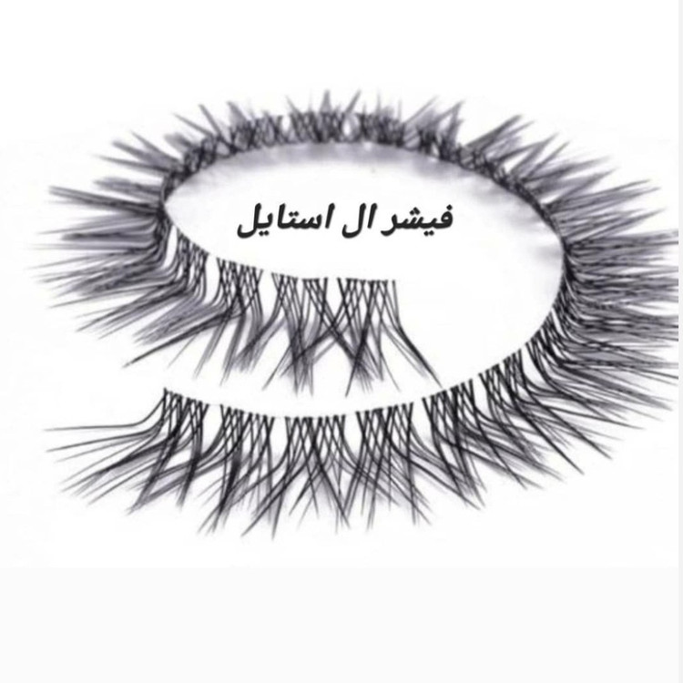 مژه فیشر 90 درجه L خطچشمی کاشتمژه