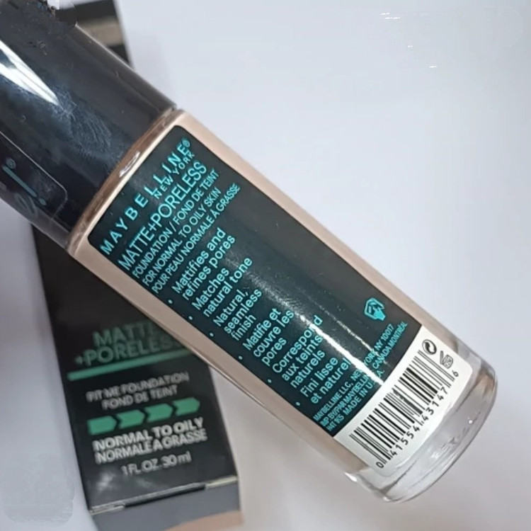 کرم پودر گیاهی مایبلین اورجینال maybelline fitme کرمپودر