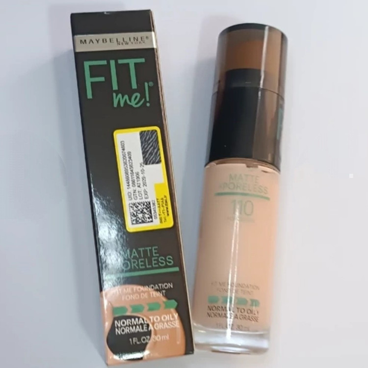 کرم پودر گیاهی مایبلین اورجینال maybelline fitme کرمپودر