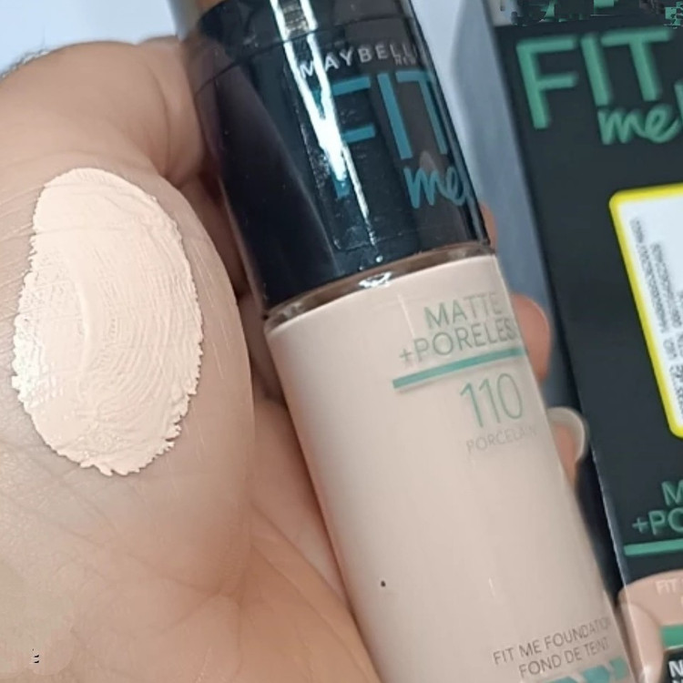 کرم پودر گیاهی مایبلین اورجینال maybelline fitme کرمپودر