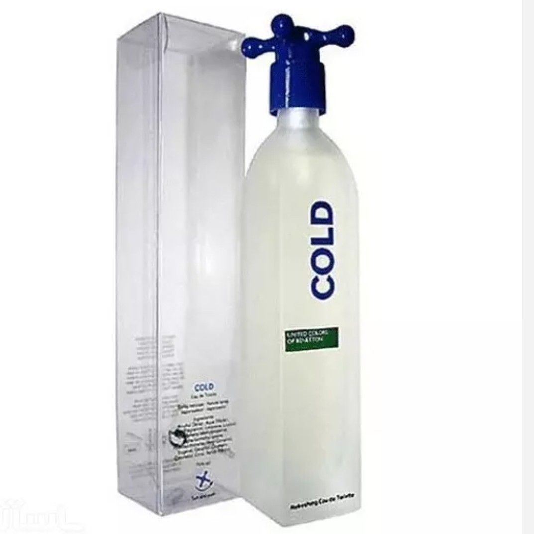 ادکلن کولد در فلکه ای اورجینال آبی cold benetton عطر کولد