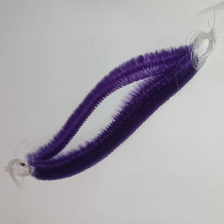 مژه رنگی بنفش سایز 14 مژه رنگی مژه ریسه ای رنگی مژه مصنوعی بنفش مژه فانتزی مژه تابستانی ریلی بنفش موژه رنگی