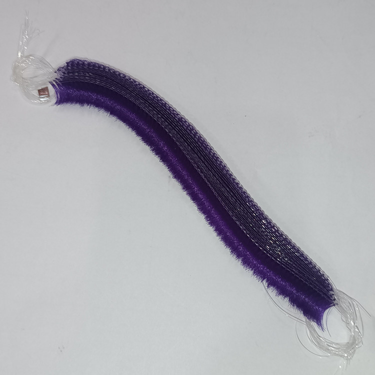 مژه رنگی بنفش سایز 14 مژه رنگی مژه ریسه ای رنگی مژه مصنوعی بنفش مژه فانتزی مژه تابستانی ریلی بنفش موژه رنگی