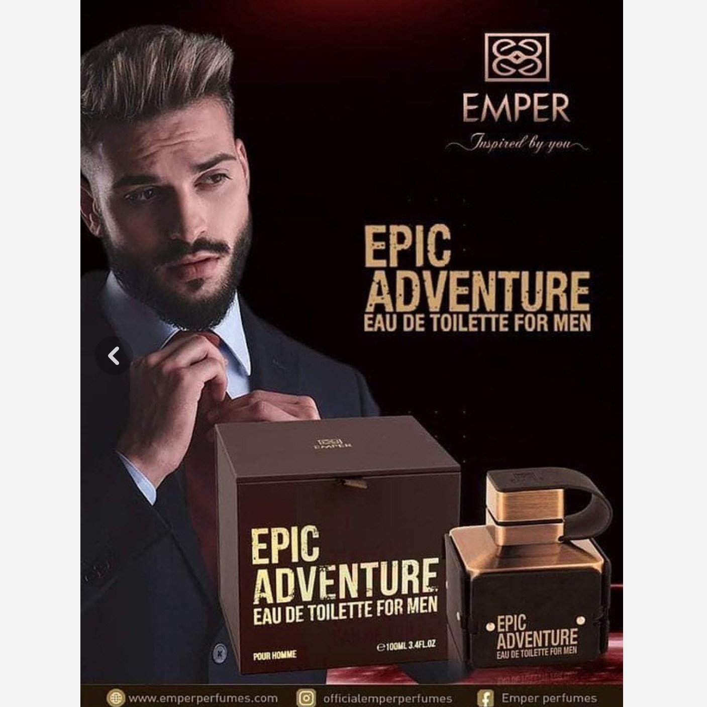 ادکلن امپر اپیک ادونچر EMPER EPIC ADVENTURE FOR MEN