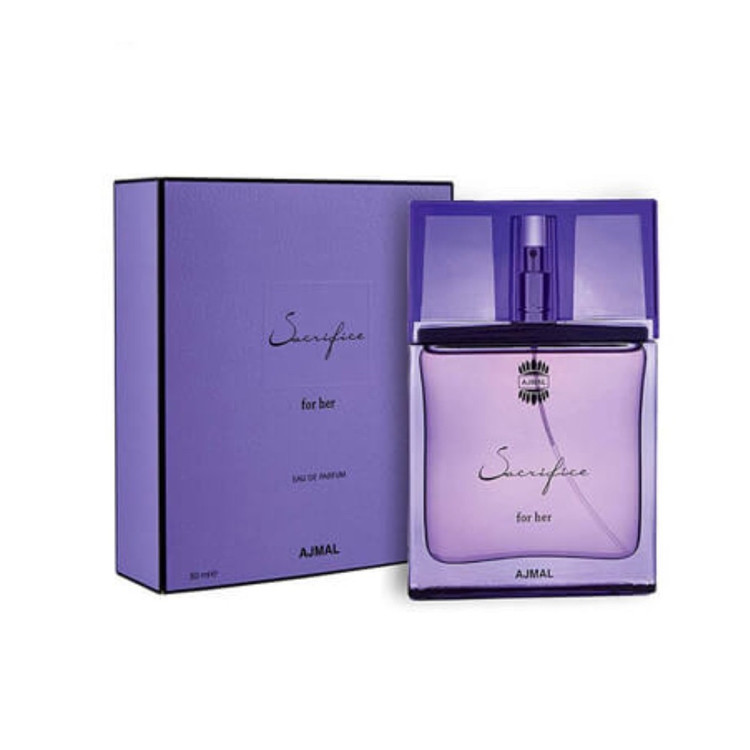 ادکلن ساکریفایس اجمل زنانه اورجینال عطر سکریفایس بنفش