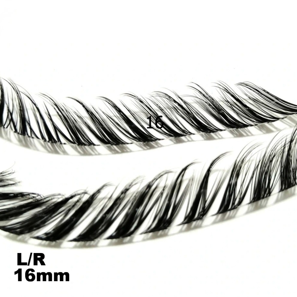 مژه فیشر لئو فاکس چپ و راست سایز 16 مژه مصنوعی ریسه ای فیشر فوکس انواع مژه ریسه ای کایلی کینگ مژه دوبل چسب کاشتمژه موجود