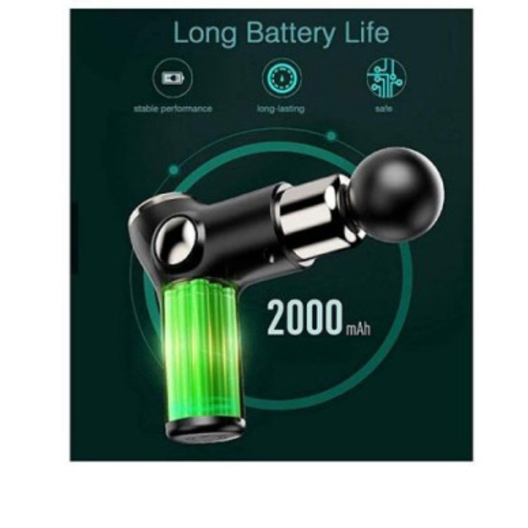 ماساژور تفنگی بلوآیدیا مدل323 Blueidea 323 Mini Fascial Gun Massager