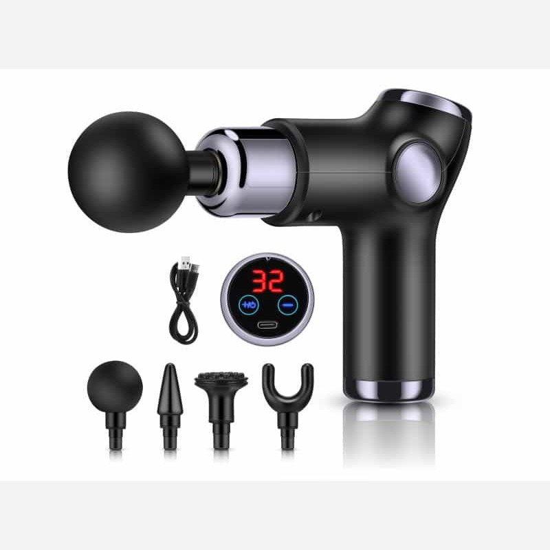 ماساژور تفنگی بلوآیدیا مدل323 Blueidea 323 Mini Fascial Gun Massager