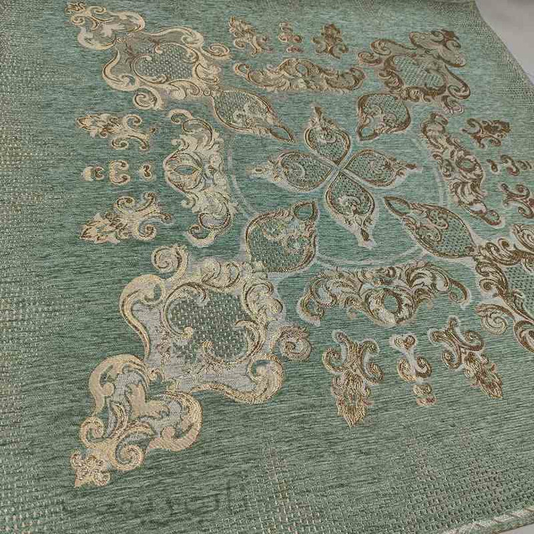 رومیزی قلمکاری مربع 90*90 مخمل صحرا