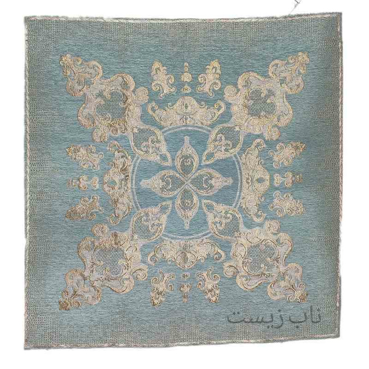 رومیزی قلمکاری مربع 90*90 مخمل صحرا