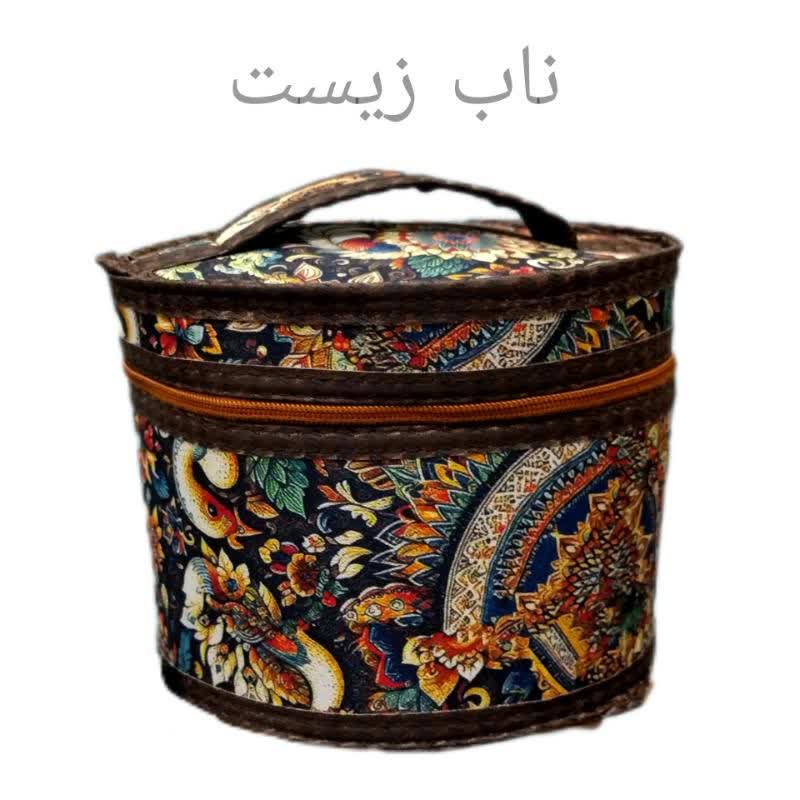 باکس نظم دهنده گرد 3 تایی جنس کرپ جاکارد