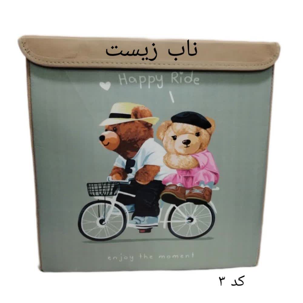 باکس نظم دهنده لباس، اسباب بازی و لوازم کودک طرح فانتزی، عروسکی و کارتونی برند اویم مدل مربع